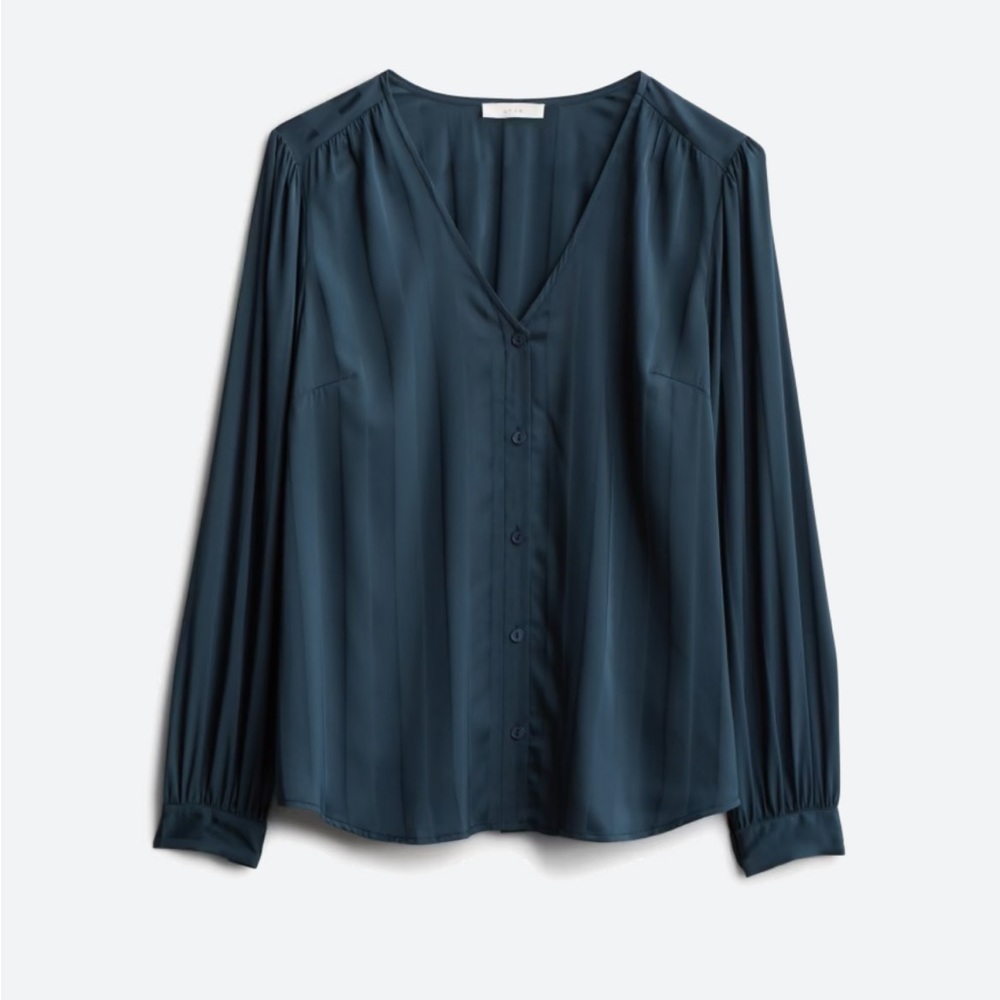 Stitch Fix Lush navy blouse, size xs